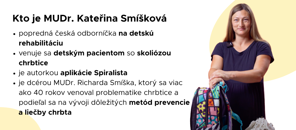 ergonómia, Smíšková, batohy, fyzioterapeut