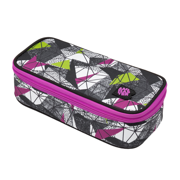 Študentský peračník BAGMASTER CASE BAG 9 B PURPLE/GREEN/BLACK