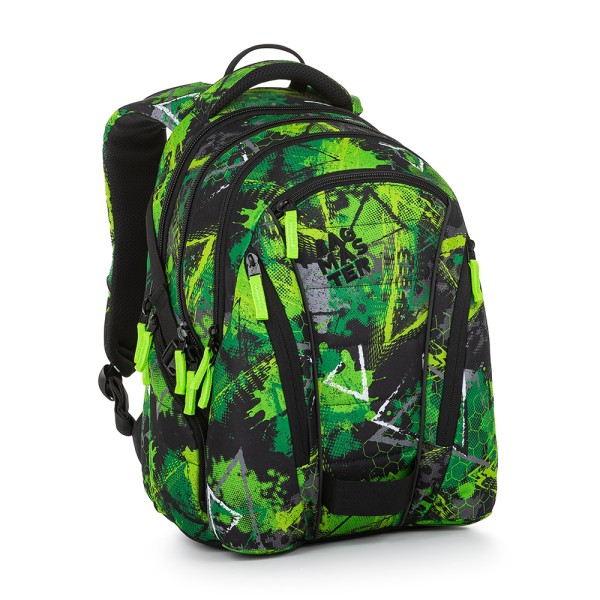 Študentský batoh BAG 23 A - zeleno čierný