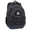Dievčenský čierny študentský batoh Bagmaster ENERGY 6 B BLACK